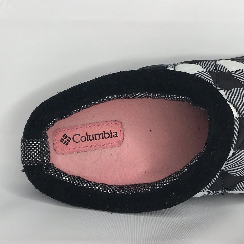 Columbia‎ Packed Out OMNI-HEAT Children Slippers Black Checkered